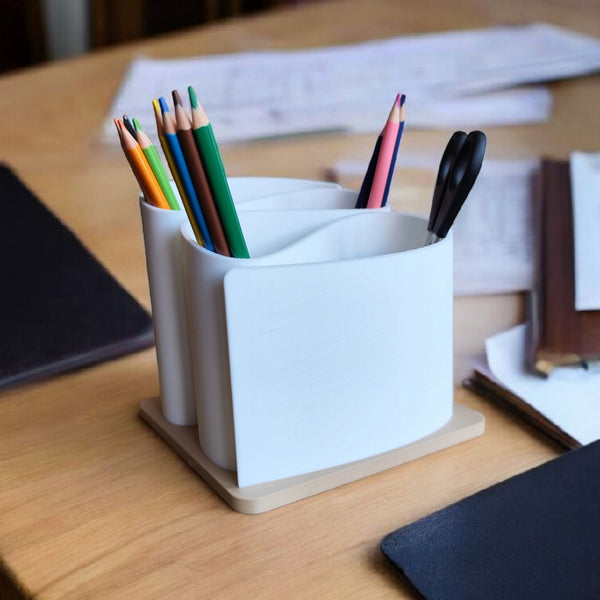 Modern Curved Office Organizer